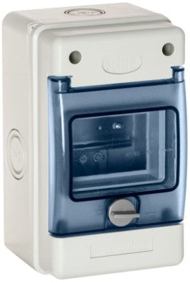 Caja industrial de distribución de 4 elementos IP65 Solera R1304