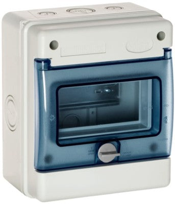 Caja industrial de distribución de 6 elementos IP65 Solera R1306