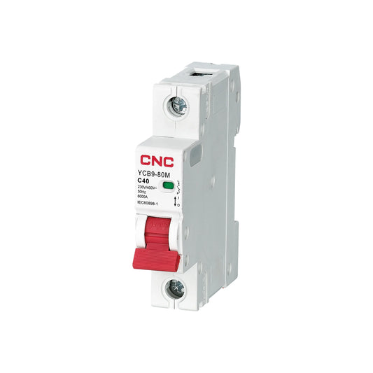 Interruptor para riel DIN Curva B de 1 polo