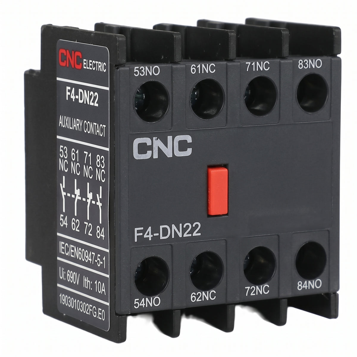 Contacto auxiliar CNC F4-DN22
