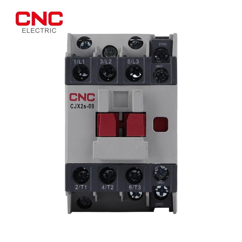 Contactor tripolar CNC CJX2s 40 a 80 A bobina 110 o 220 V CA — imagen ilustrativa de la serie