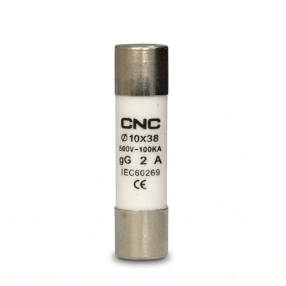Fusible cilíndrico CNC; imagen ilustrativa, corriente según variante