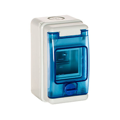 Caja industrial de distribución de 3 elementos IP65 Solera R1303